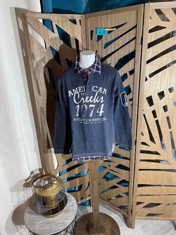 Pull chemise garçon 12 ans