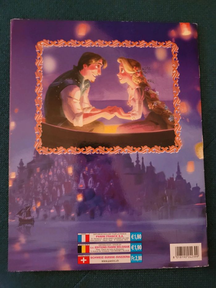 Album livre Panini complet Raiponce Disney + poster excellent etat stickers autocollants - photo numéro 2