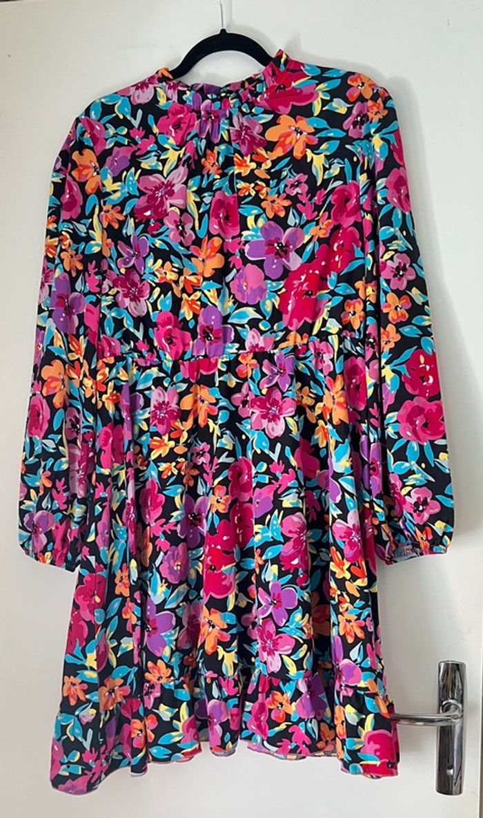Robe imprimée fleurs multicolores Taille XL - photo numéro 6