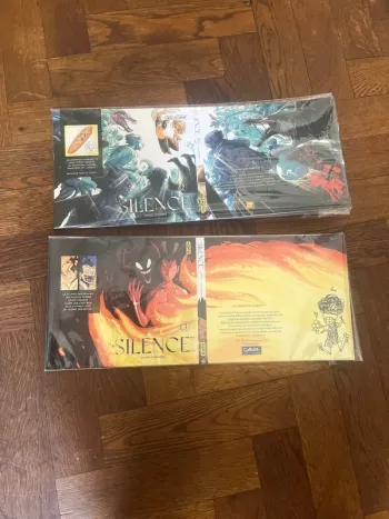Jaquette Silence tome 2 et 3 alternatives Fnac et cultura