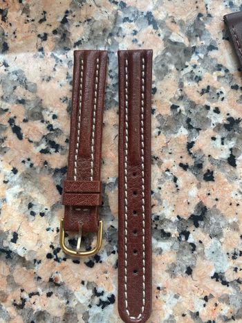 Bracelet cuir marron 12 mm