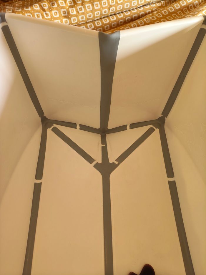 Baignoire XL stokke gris et blanc - photo numéro 6