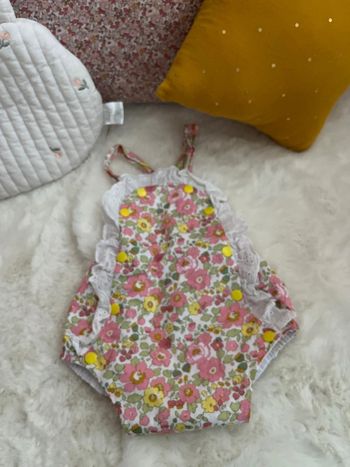 Barboteuse tablier betsy