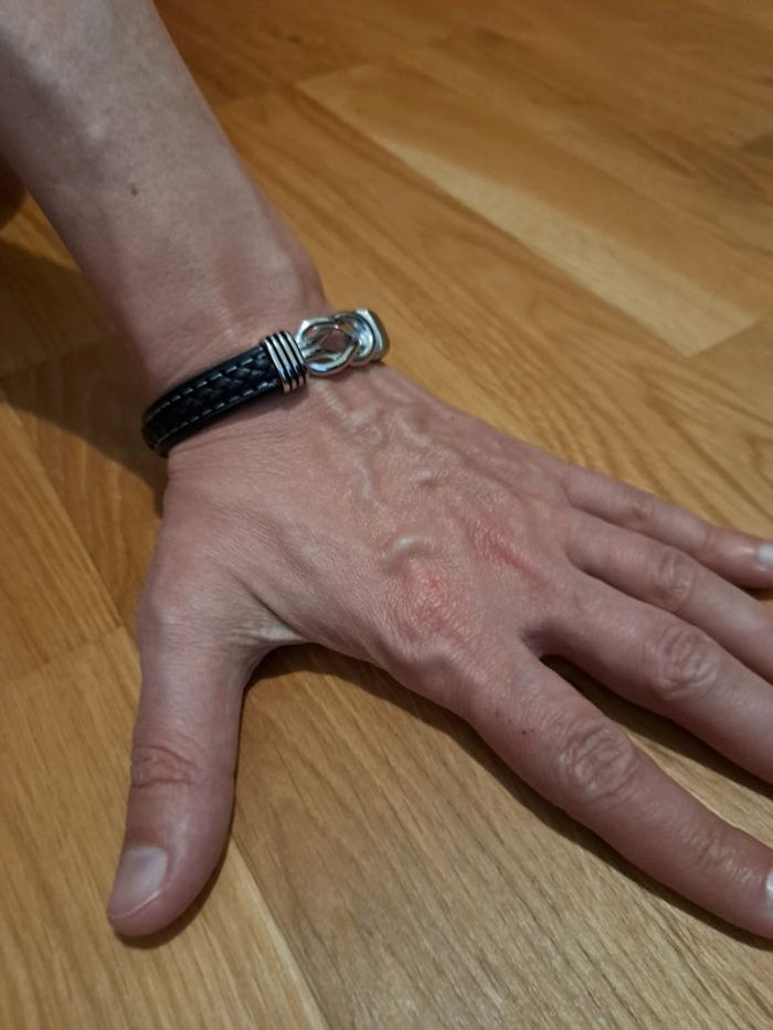 Bracelet homme "Amo mio figlio" diamètre 7 cm