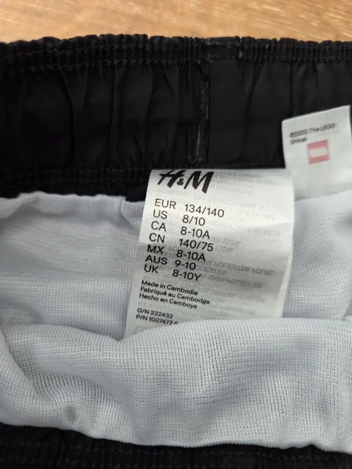 Short de bain H&M 134.140cm ninjago - photo numéro 2