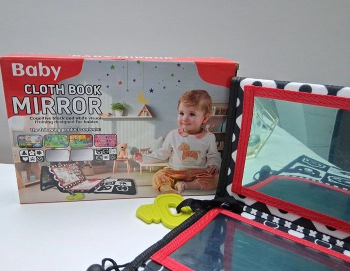 Tapis miroir Méthode Montessori  noir et blanc - photo numéro 2