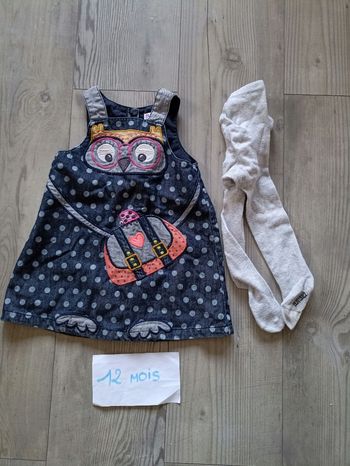 Ensemble robe jeans et collant