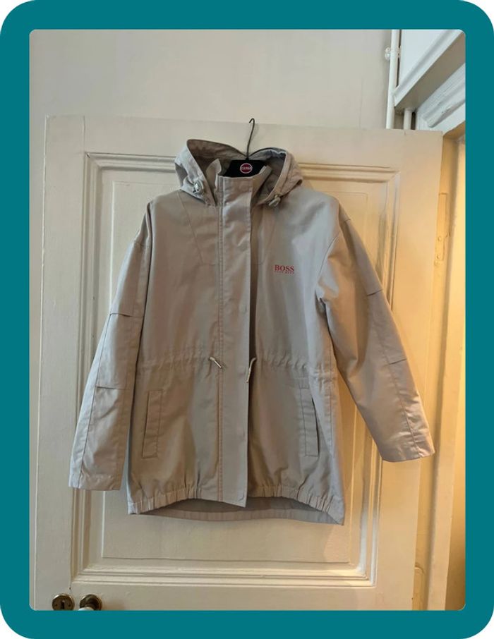 Parka trench mixte déperlante capuche 10 ans - Hugo Boss