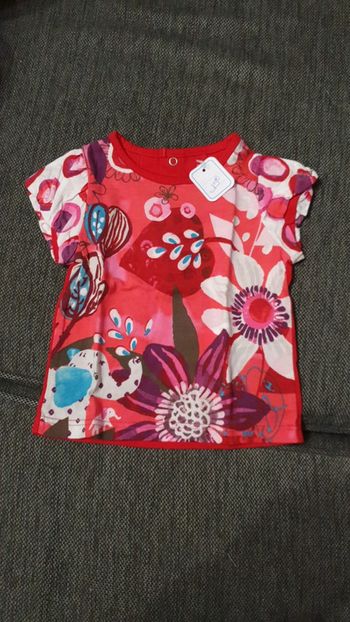 Tee-shirt neuf catimini 6 mois