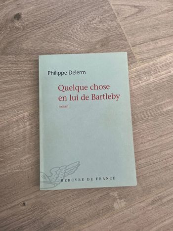 Livre : quelque chose en lui de Bartleby