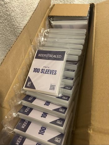 Lot 30 Pack 100 Sleeves Premium Keep It Sealed