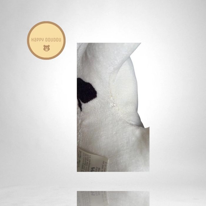 Peluche Chien blanc marron Vulli Pitou Puppies A1048 - photo numéro 3