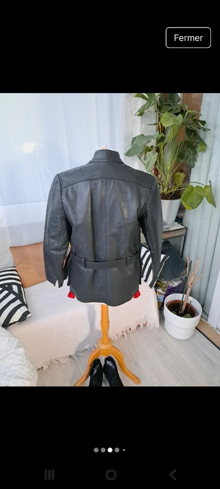 Veste motarde vintage T 38 - photo numéro 3