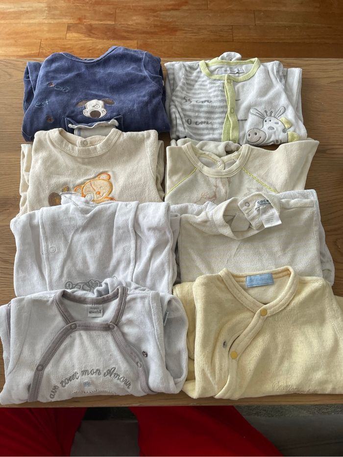 Lot de pyjama hiver 0-3 mois