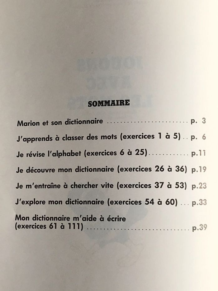 Jouons avec les mots - 110 exercices et jeux pour découvrir le mini débutant Larousse - photo numéro 4