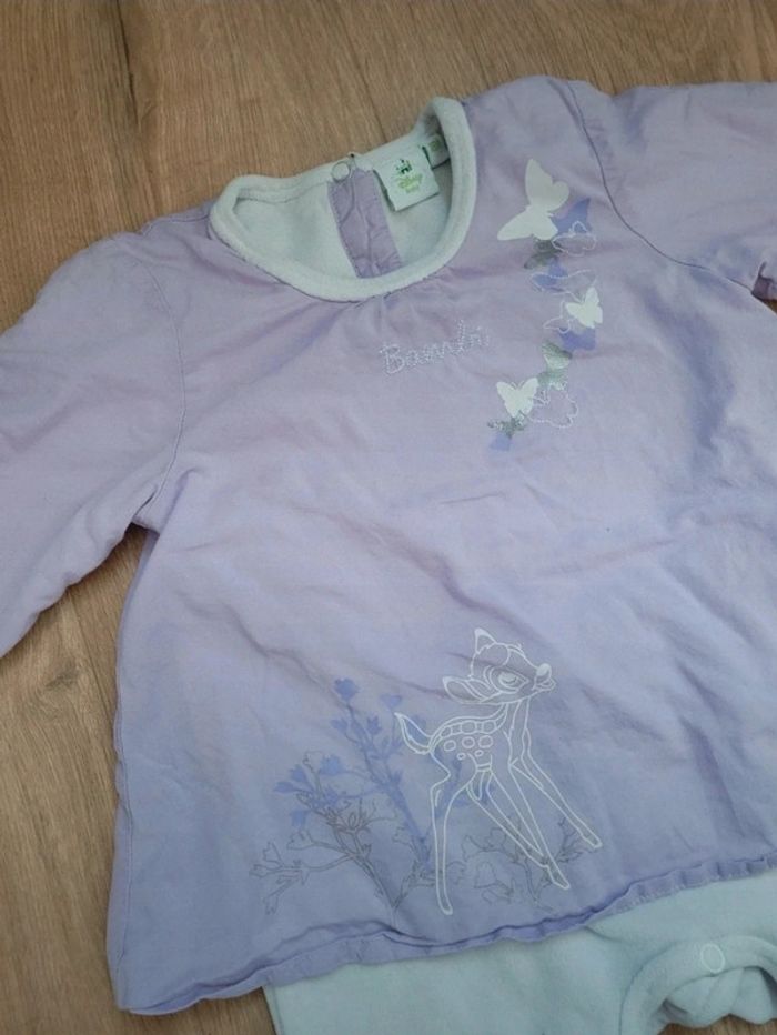Pyjama velours Disney 18 mois - photo numéro 3
