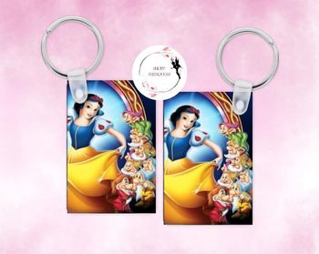 Blanche neige x 7 nains - Porte-clés