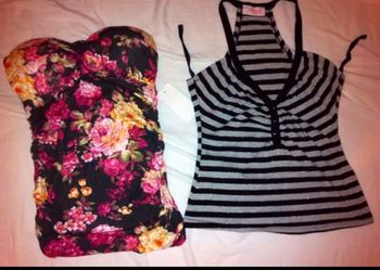 Lot bustier et débardeur