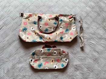 Set de voyage – sac + trousse assortie - neuf