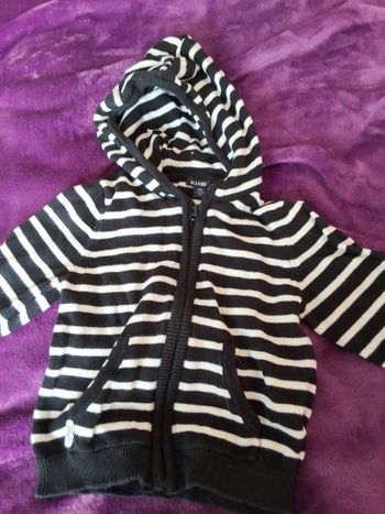 Gilet à zip avec capuche