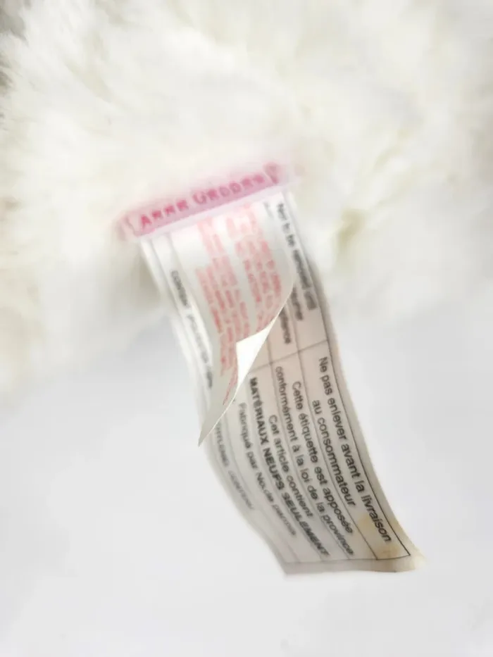 Peluche Anne Geddes Bébé Lapin Blanc 35 cm - photo numéro 5