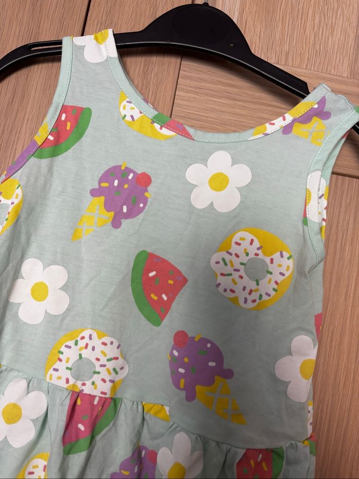 Robe verte glaces/donuts TEX t.3-4ans - photo numéro 2