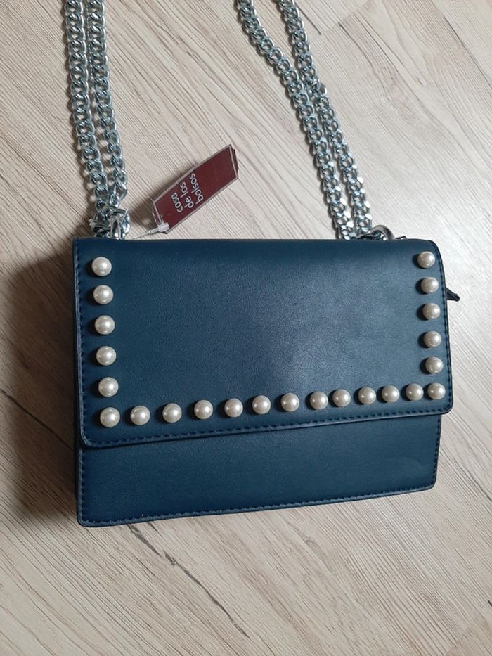 Sac à main bleu marine - photo numéro 2