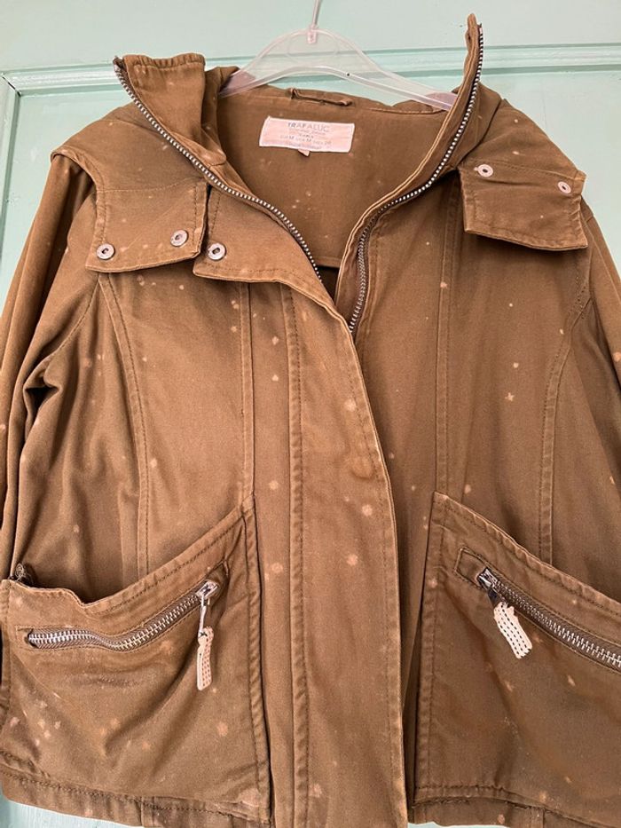 Veste style parka kaki - photo numéro 3