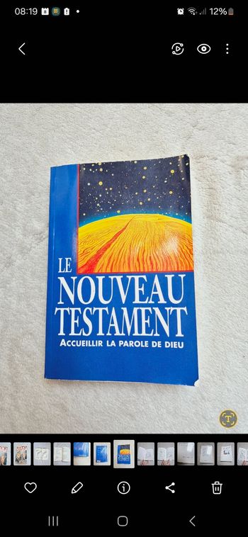 Le nouveau testament - accueillir la parole de dieu