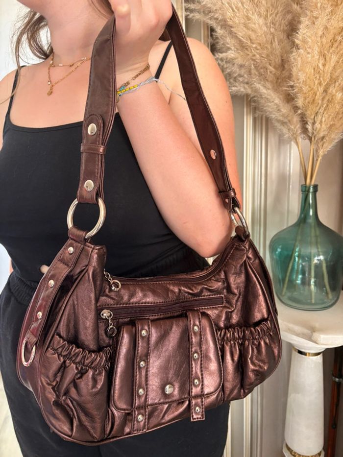 Sac à main marron