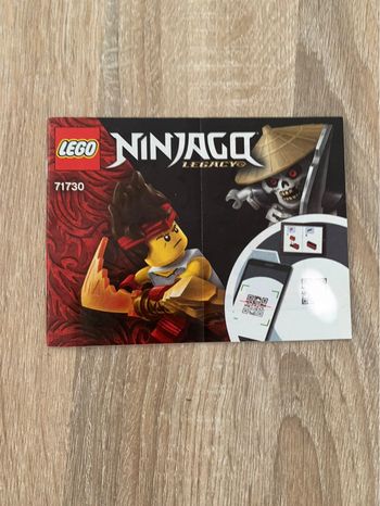 Notice livret Lego Ninjago 71730 Legacy