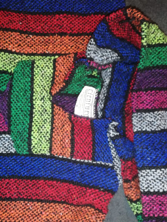 Poncho mexicain 'Cie Fuegos' - photo numéro 2