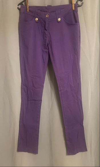 Pantalon violet et strass »Vivi Fashion »slim