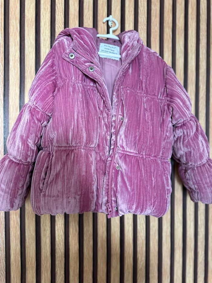 Doudoune matelassé aspect velours - photo numéro 2