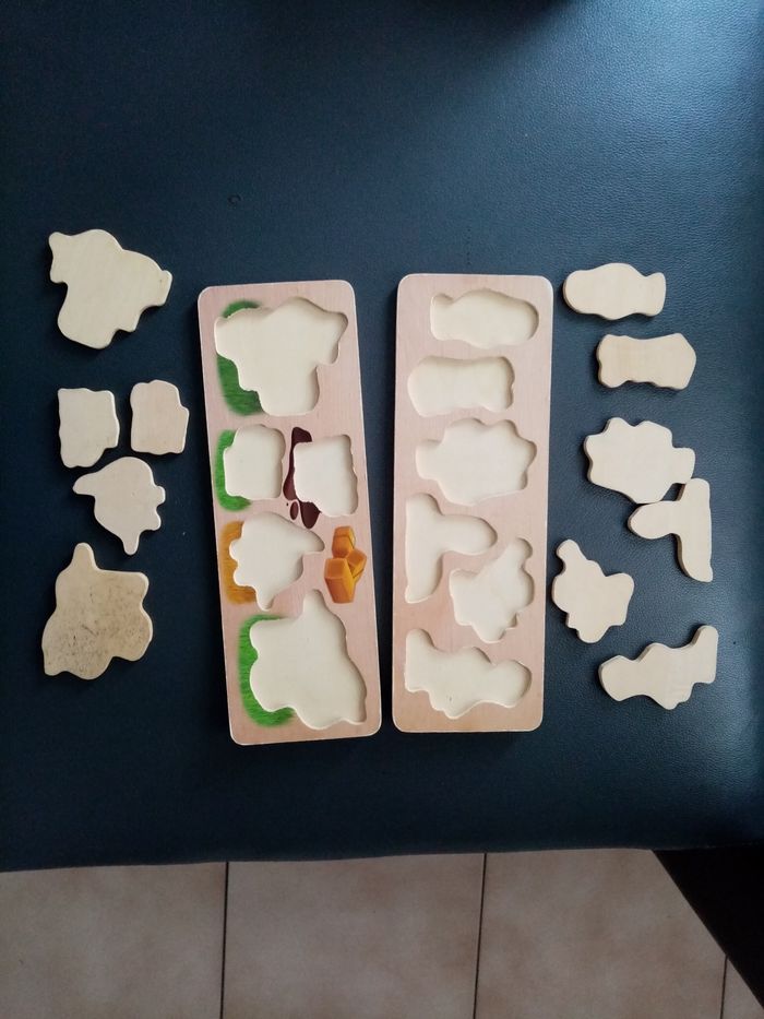 Lot de 2 jeu puzzles en bois - photo numéro 4