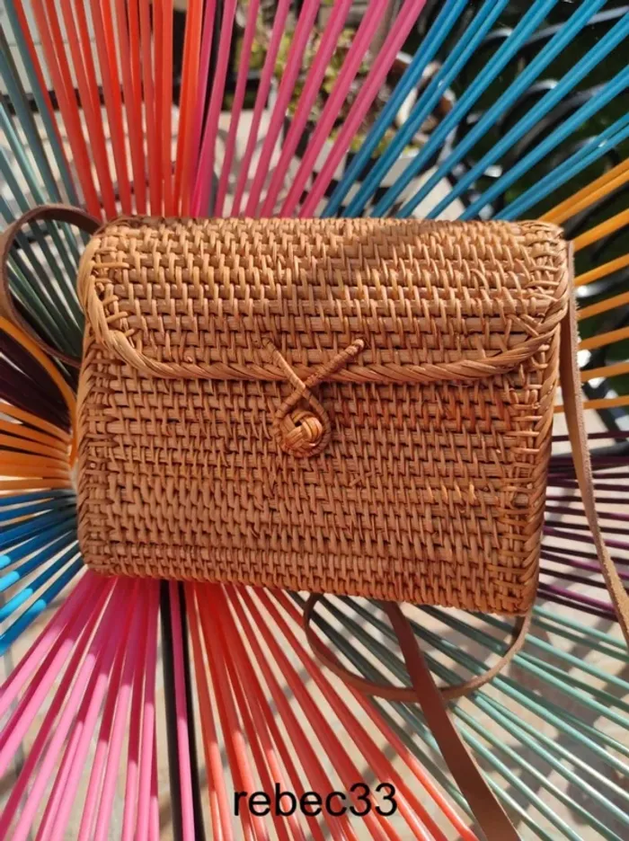 Petit Sac rotin zara