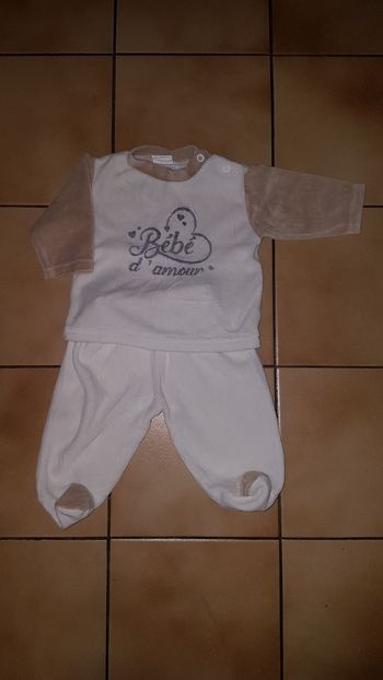 Pyjama 2pièces en velour