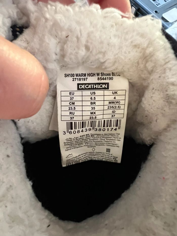 Bottes de neige chaudes imperméables - SH500 hautes - lacets femme - photo numéro 4