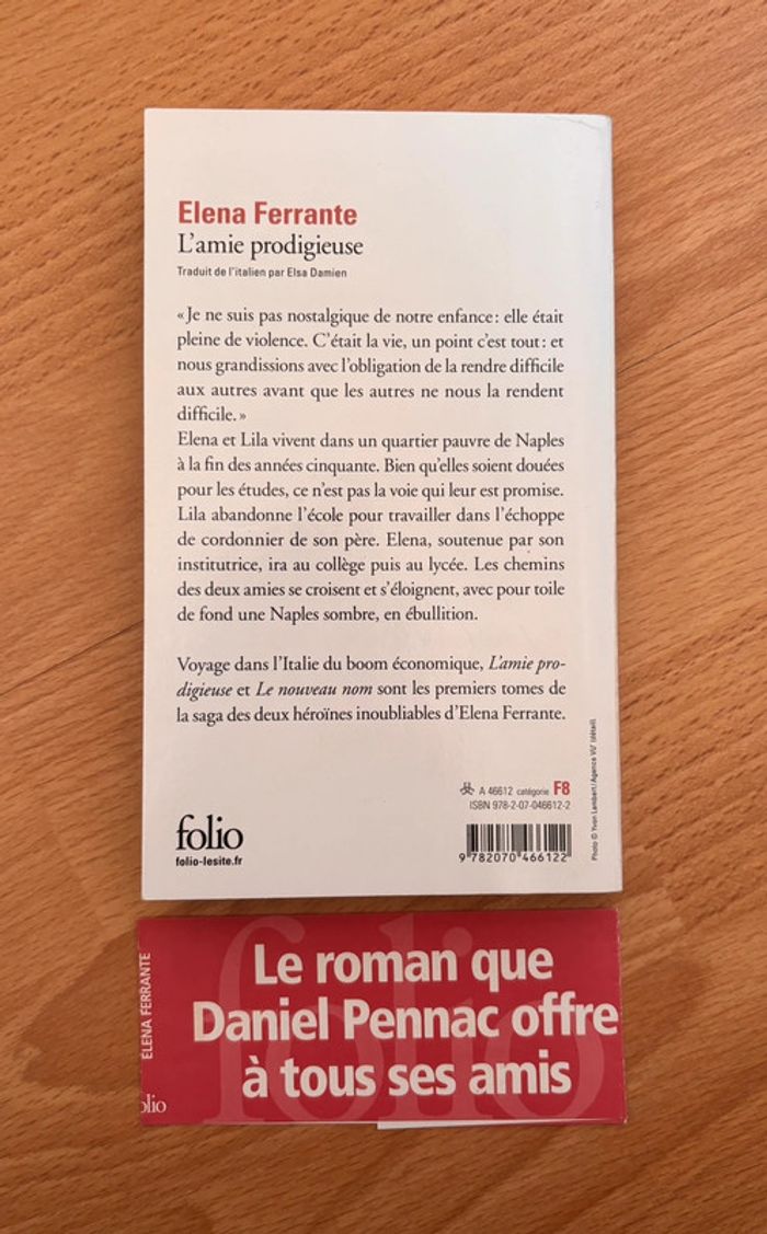 Livre L’amie prodigieuse de Elena Ferrante - photo numéro 2