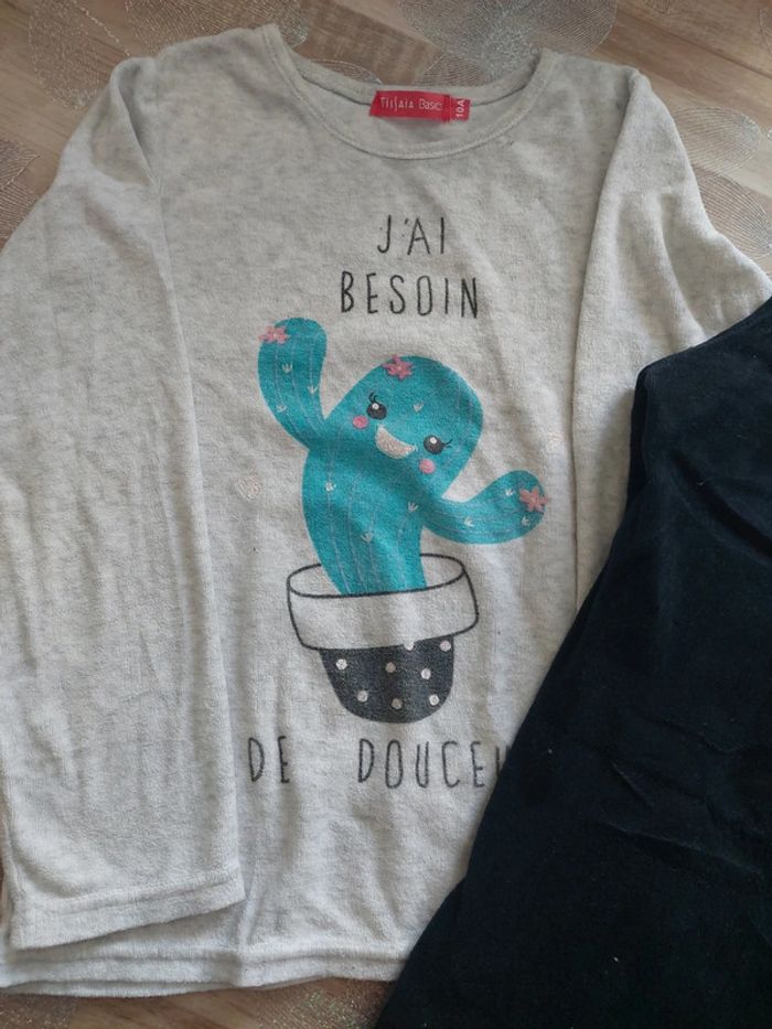 Pyjamas chaud fille 10 ans - photo numéro 2