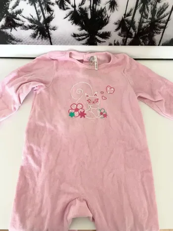 Pyjama grenouillère rose orchestra 18mois