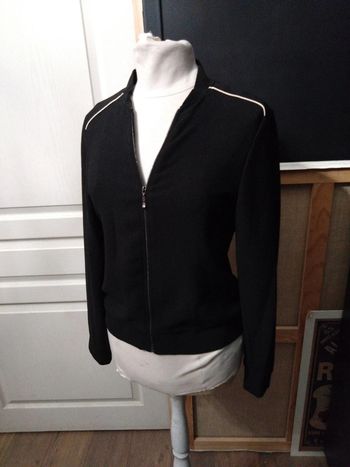 Veste été blouson t 38 40 noir multiples