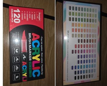 Boîte de 120 feutre acrylique guangna neuf 