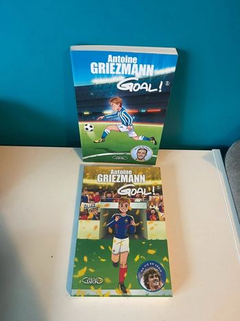 2 livres roman Antoine Griezmann goal