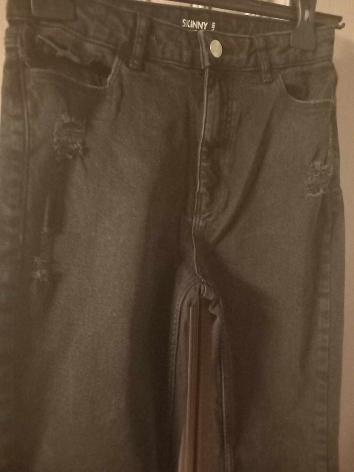 Jeans skinny troués T34 Kiabi - photo numéro 4