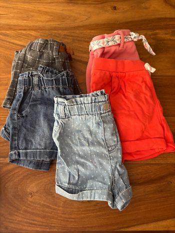 Lot de 5 shorts fille Obaibi
