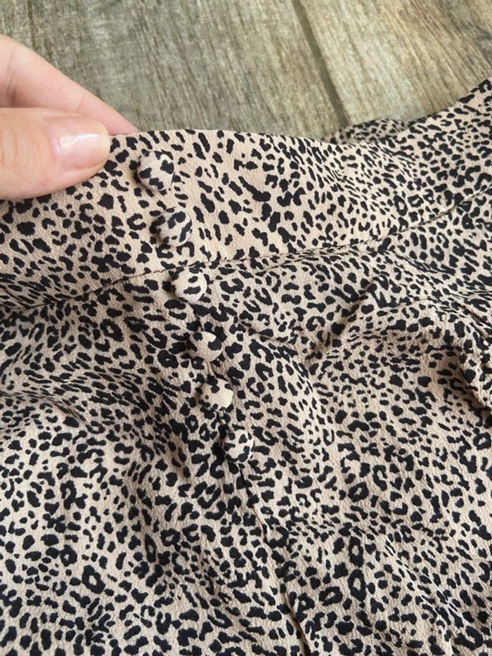 Short léger imprimé léopard mango - photo numéro 2