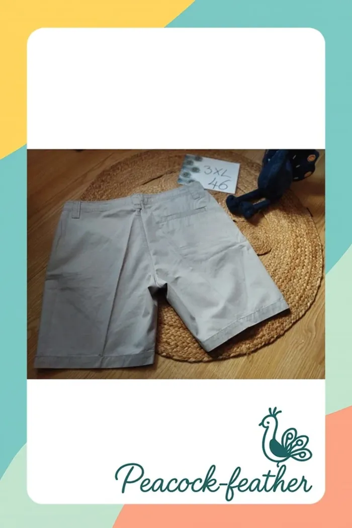 Short beige 46 homme owk - photo numéro 5
