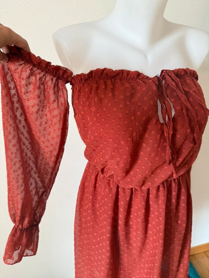 Robe d’été en bon état rouge taille S - photo numéro 2