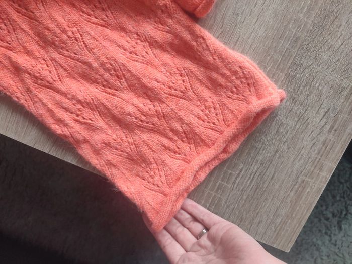 Pull en maille tricot crochet torsadé - photo numéro 3